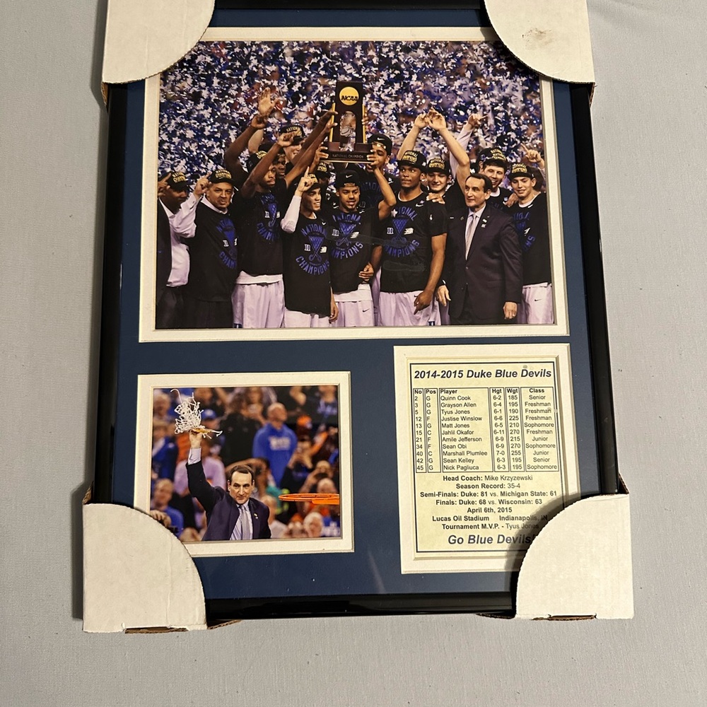 Duke blue Devils basketball 2014-2015 championship legends never die